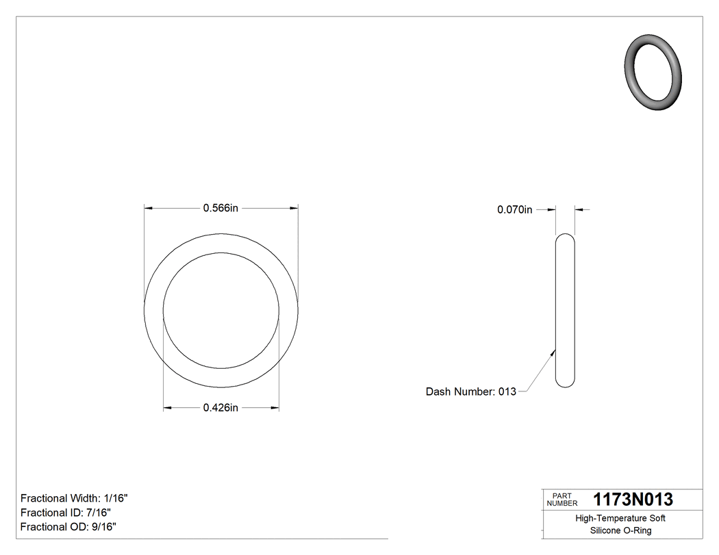 Technical drawing - 1173N013